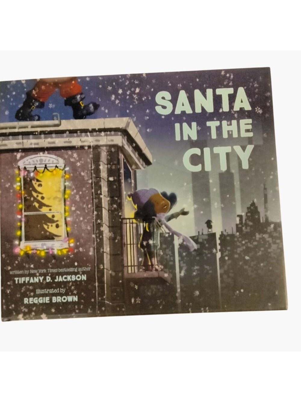 Santa In The City Hardcover Book DJ Tiffany Jackson Illustrate Reggie Brown 2021